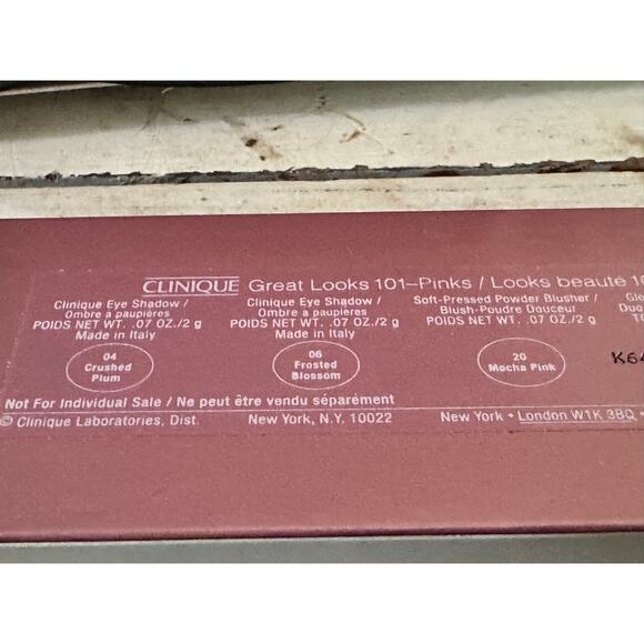 NOS RARE Clinique Great Looks 101 Pinks - Picture 3 of 8
